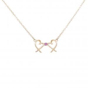 ティファニー ダブル ラビングハート ネックレス