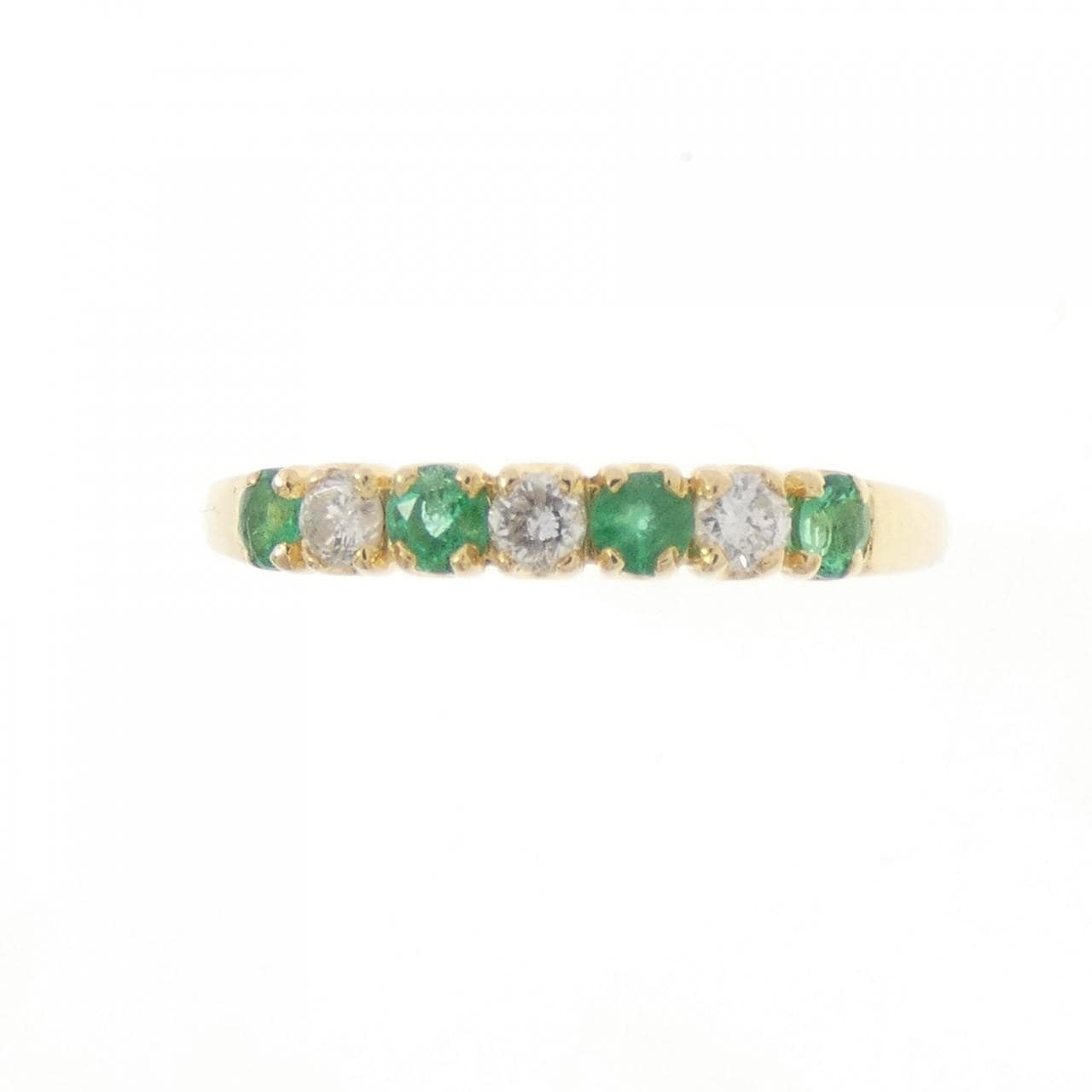 K18YG エメラルド リング 0.15CT