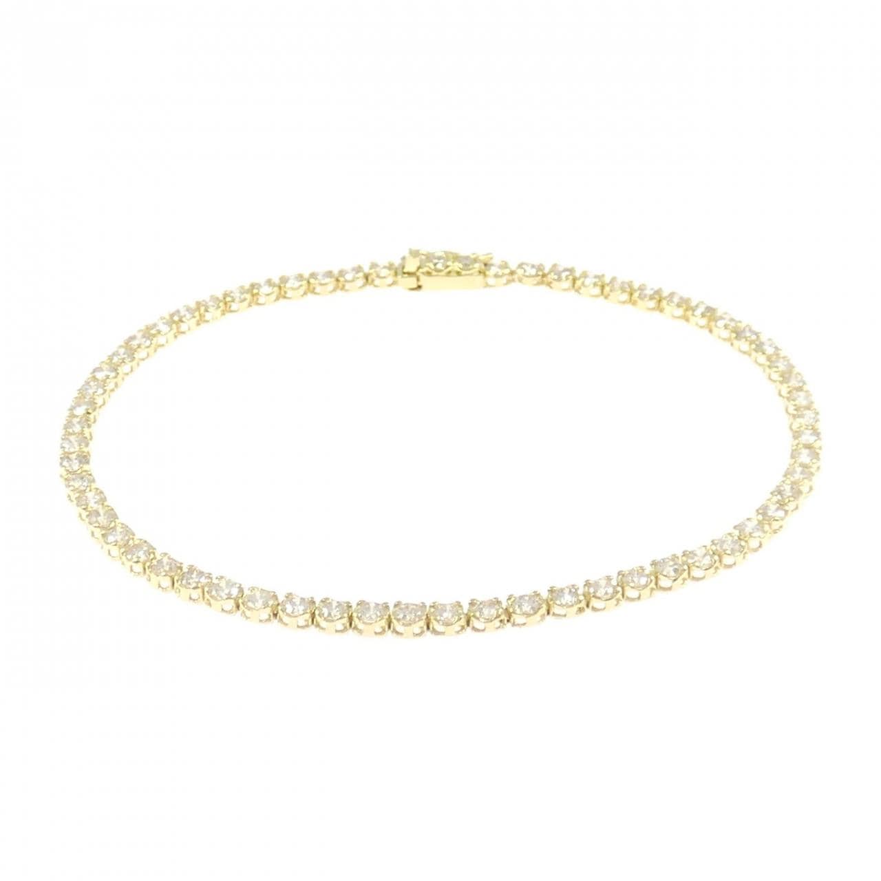 K18YG ダイヤモンド ブレスレット 2.00CT