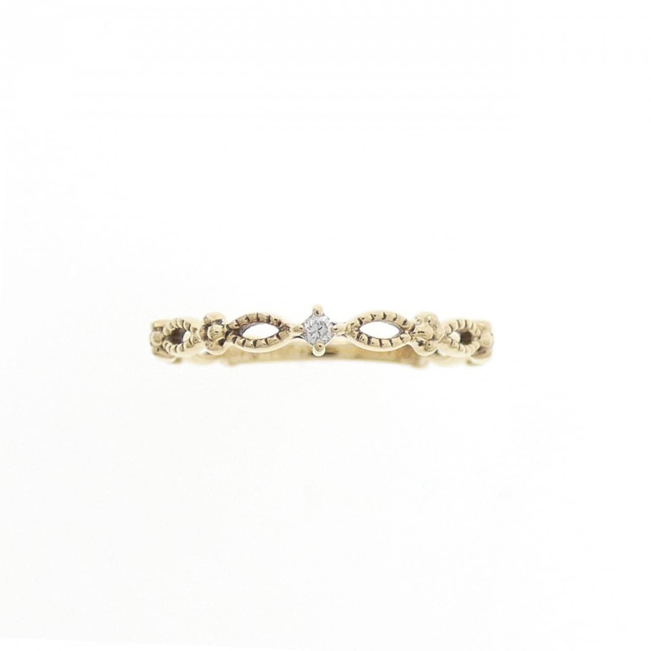 シエナ ロゼ ダイヤモンド ピンキーリング 0.01CT