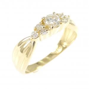 K18YG ダイヤモンド リング 0.30CT