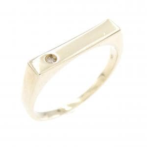 【新品】K10YG ダイヤモンド リング 0.02CT
