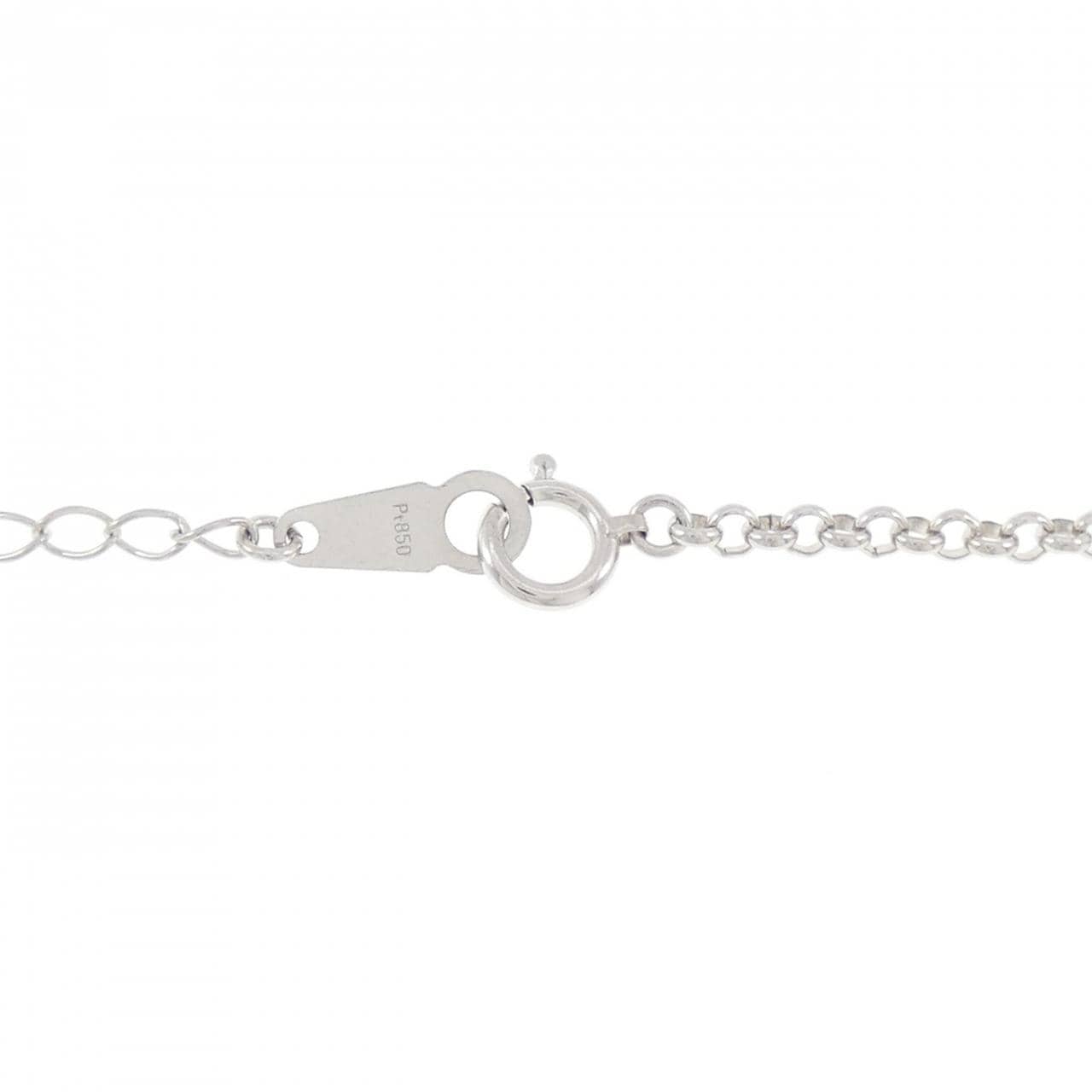 PT900/PT850 ダイヤモンド ネックレス 1.022CT LY SI2 マーキスカット