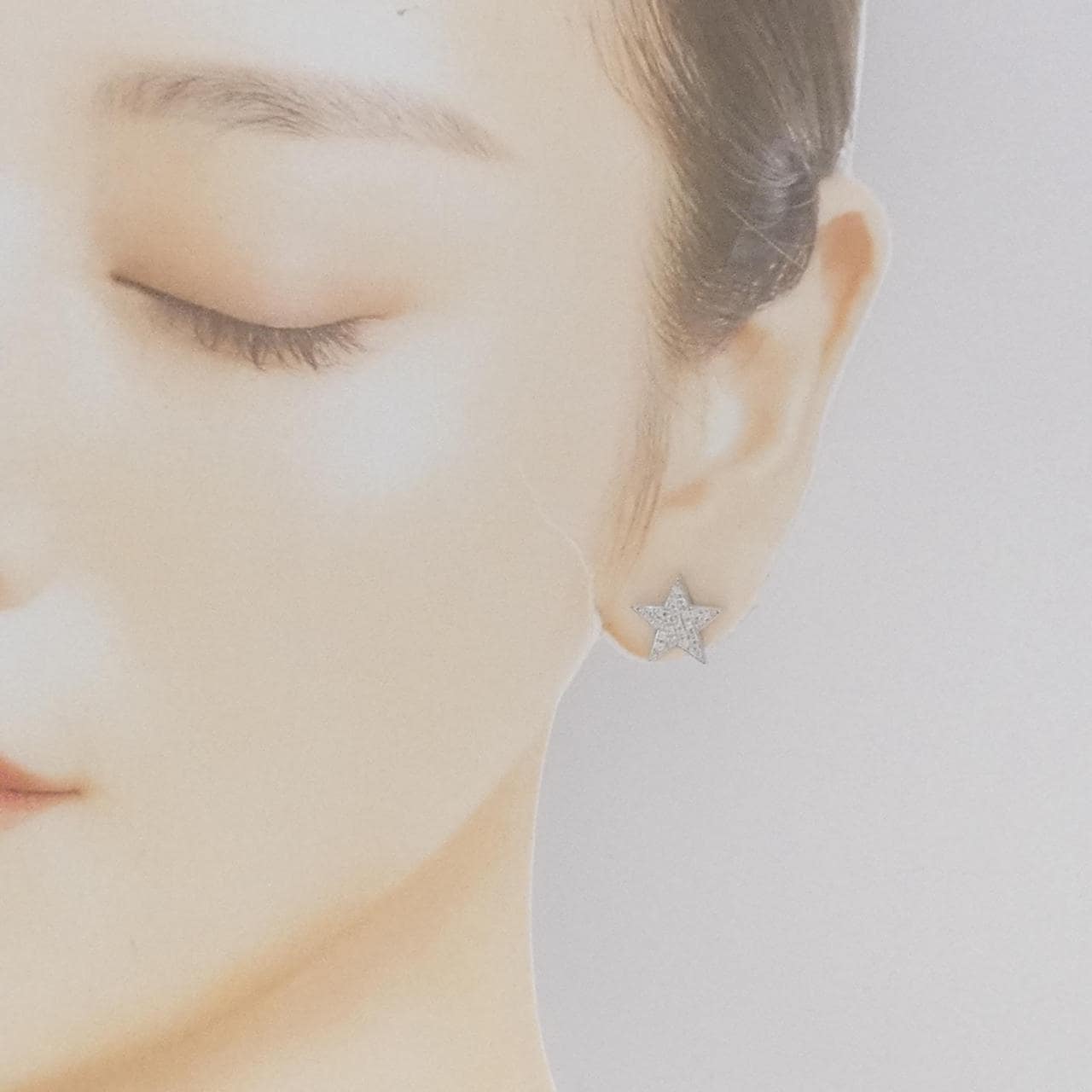 ビジュードエム お星様ピアス ピアス 0.10CT 片耳