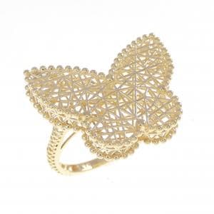 K18YG バタフライ リング