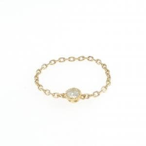 K18YG ダイヤモンド リング 0.07CT