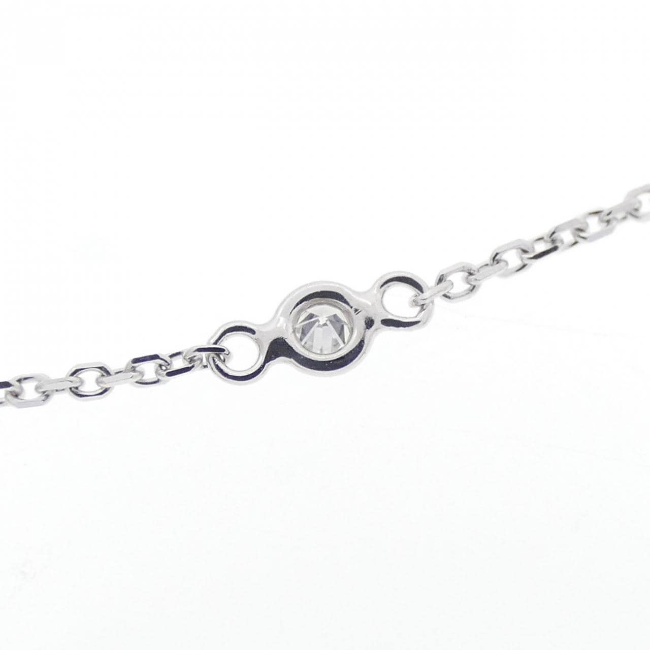 K18WG ダイヤモンド ネックレス 0.06CT