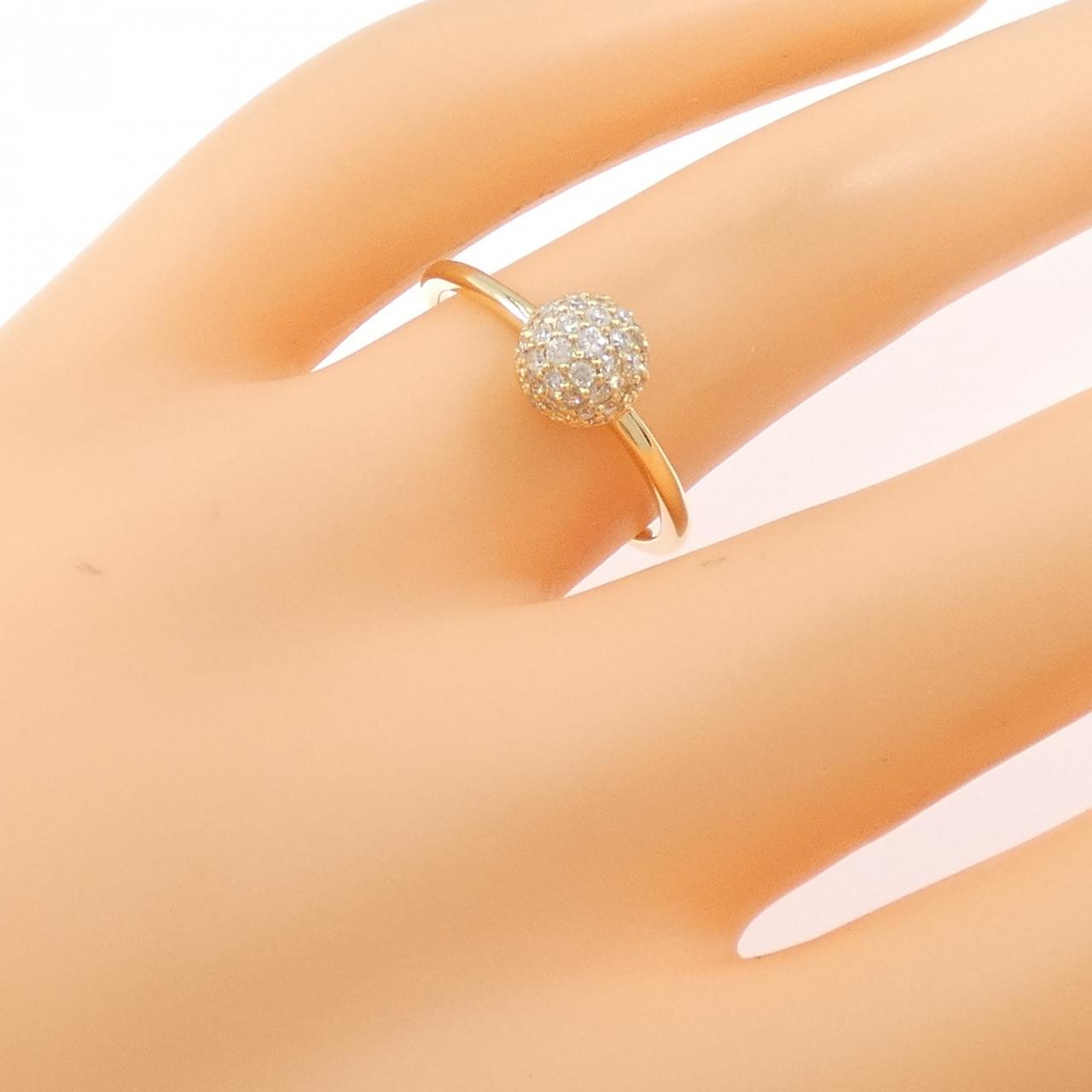 【リメイク】K18YG ダイヤモンド リング 0.30CT