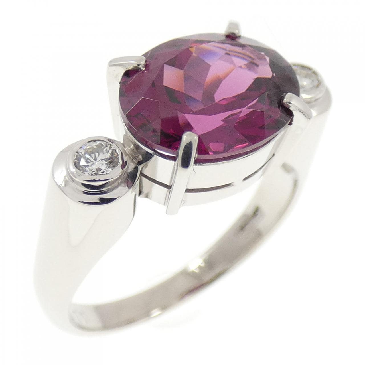PT900 ガーネット リング 3.15CT