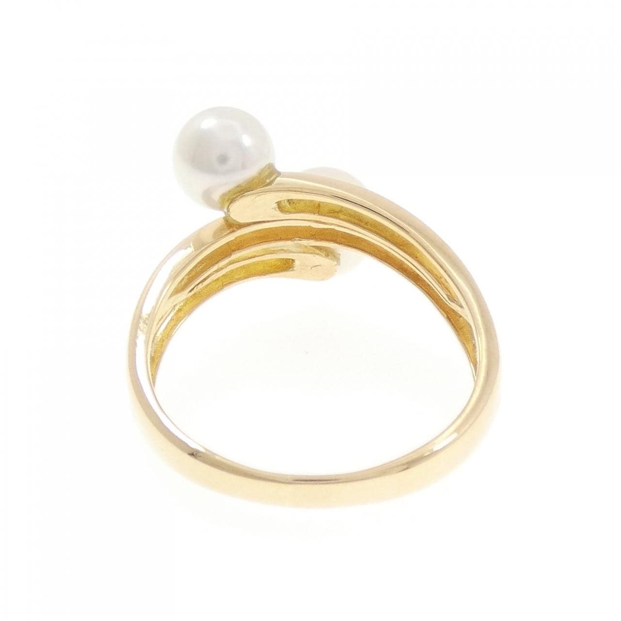 K18YG アコヤパール リング