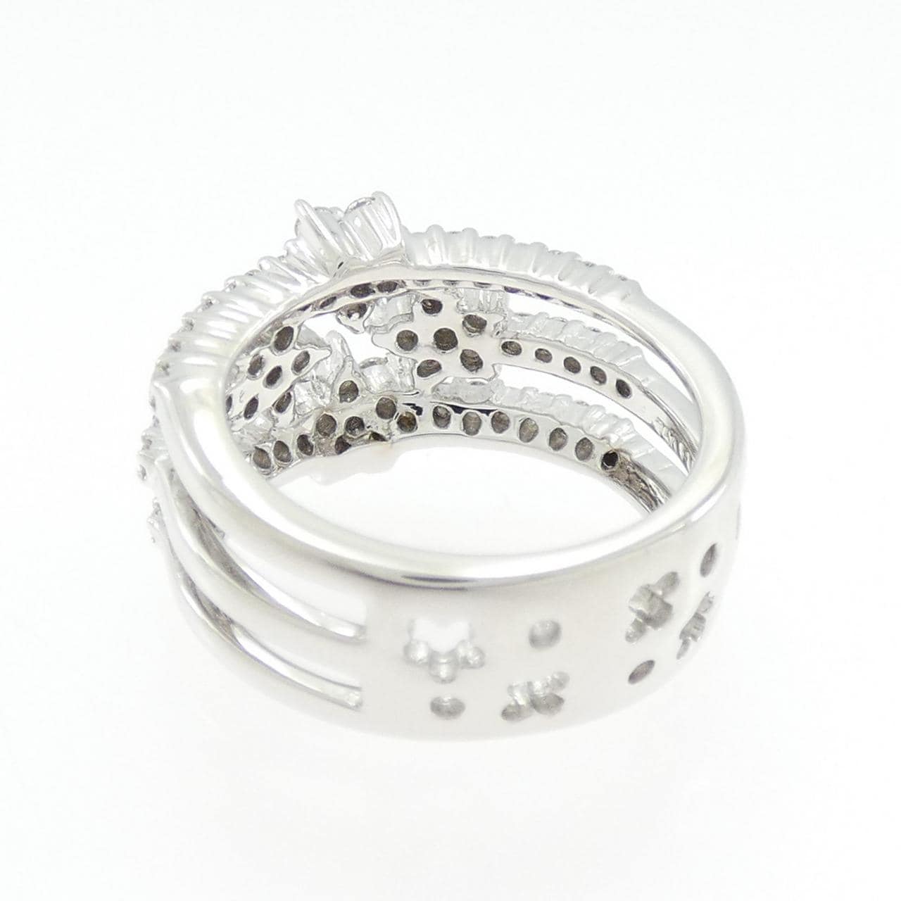 ポンテヴェキオ フラワー ダイヤモンド リング 0.86CT