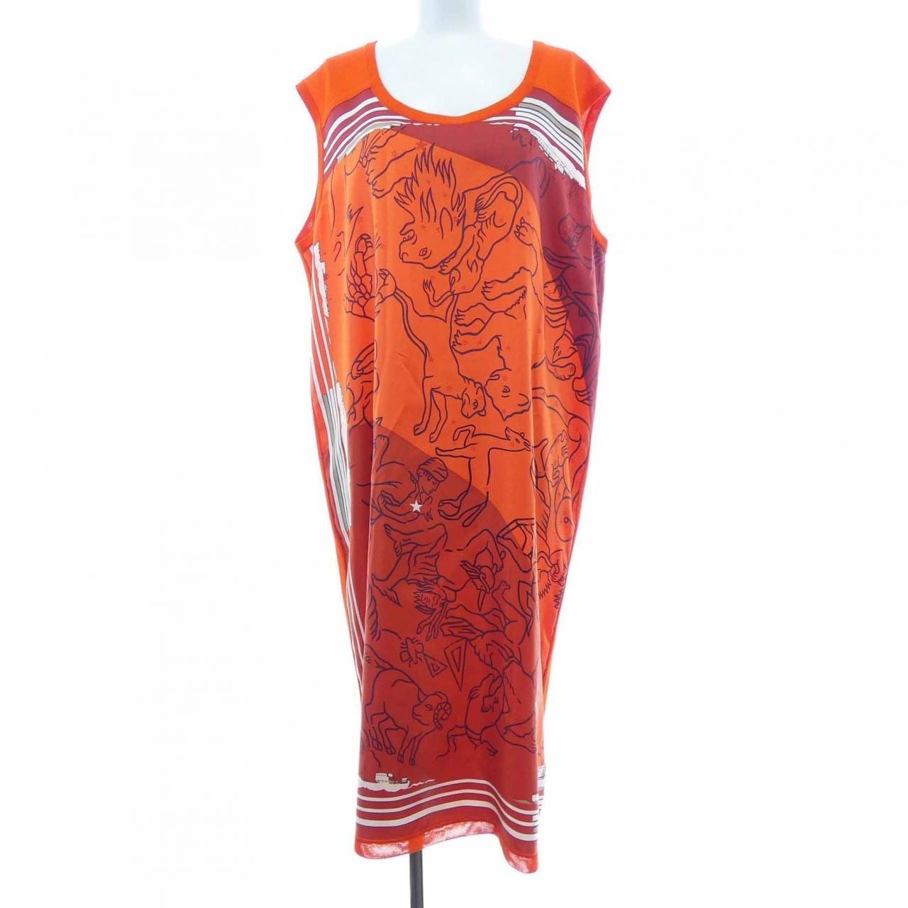エルメス HERMES 66-7757 ツイルレーヌ ワンピース