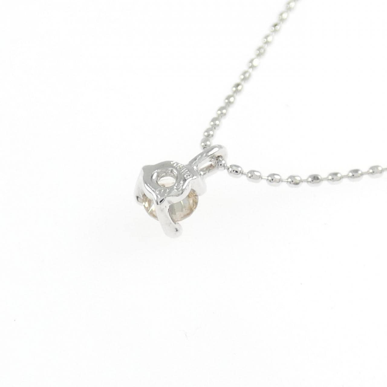 K18WG ダイヤモンド ネックレス 0.15CT