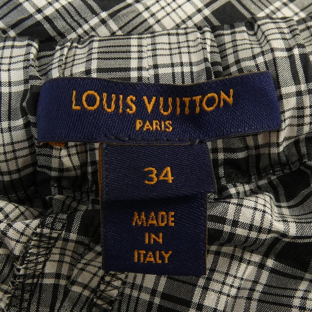 ルイヴィトン LOUIS VUITTON チェックラッフルディテールミニ FNPB02MQ5 ショートパンツ