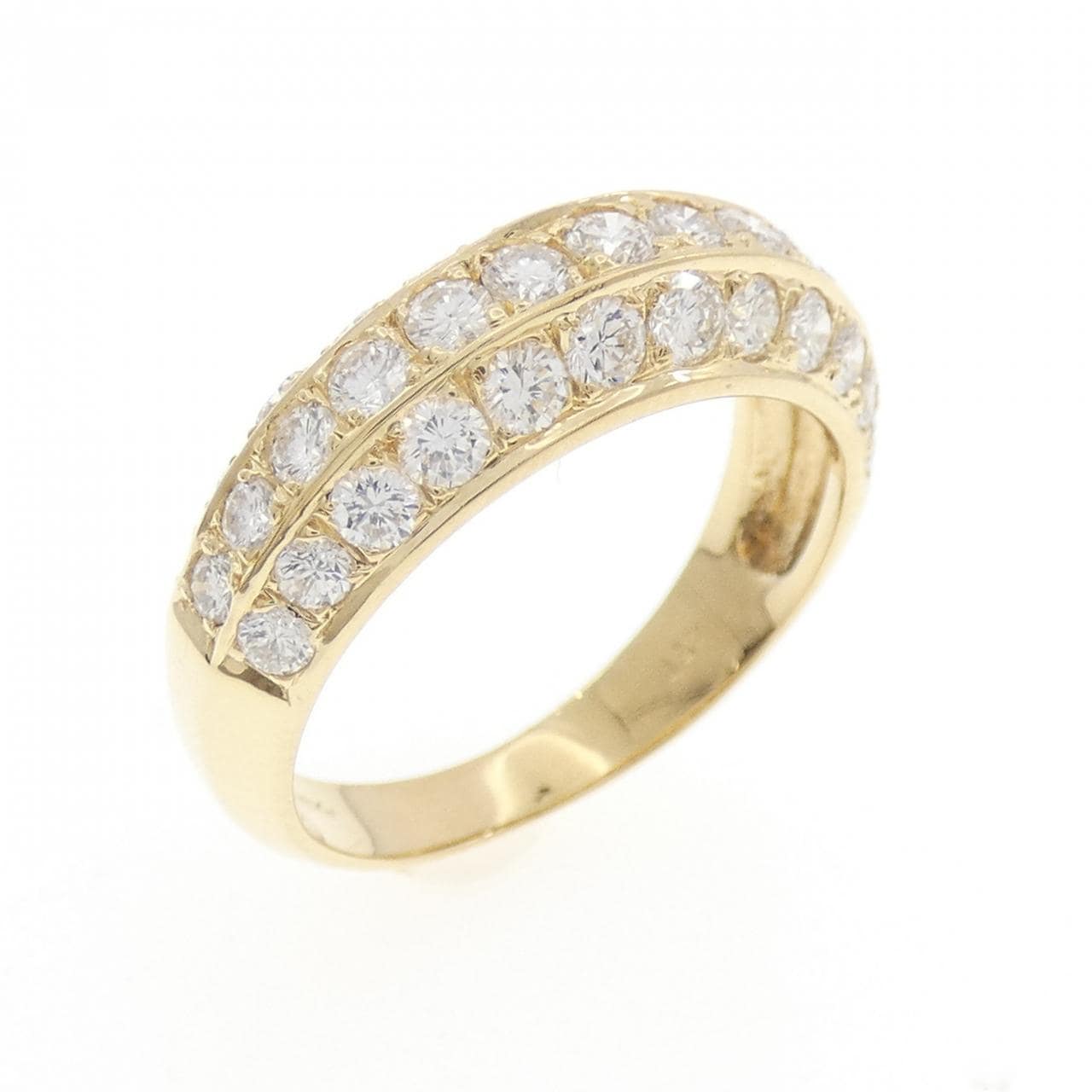 18KTYG ダイヤモンド リング 1.10CT