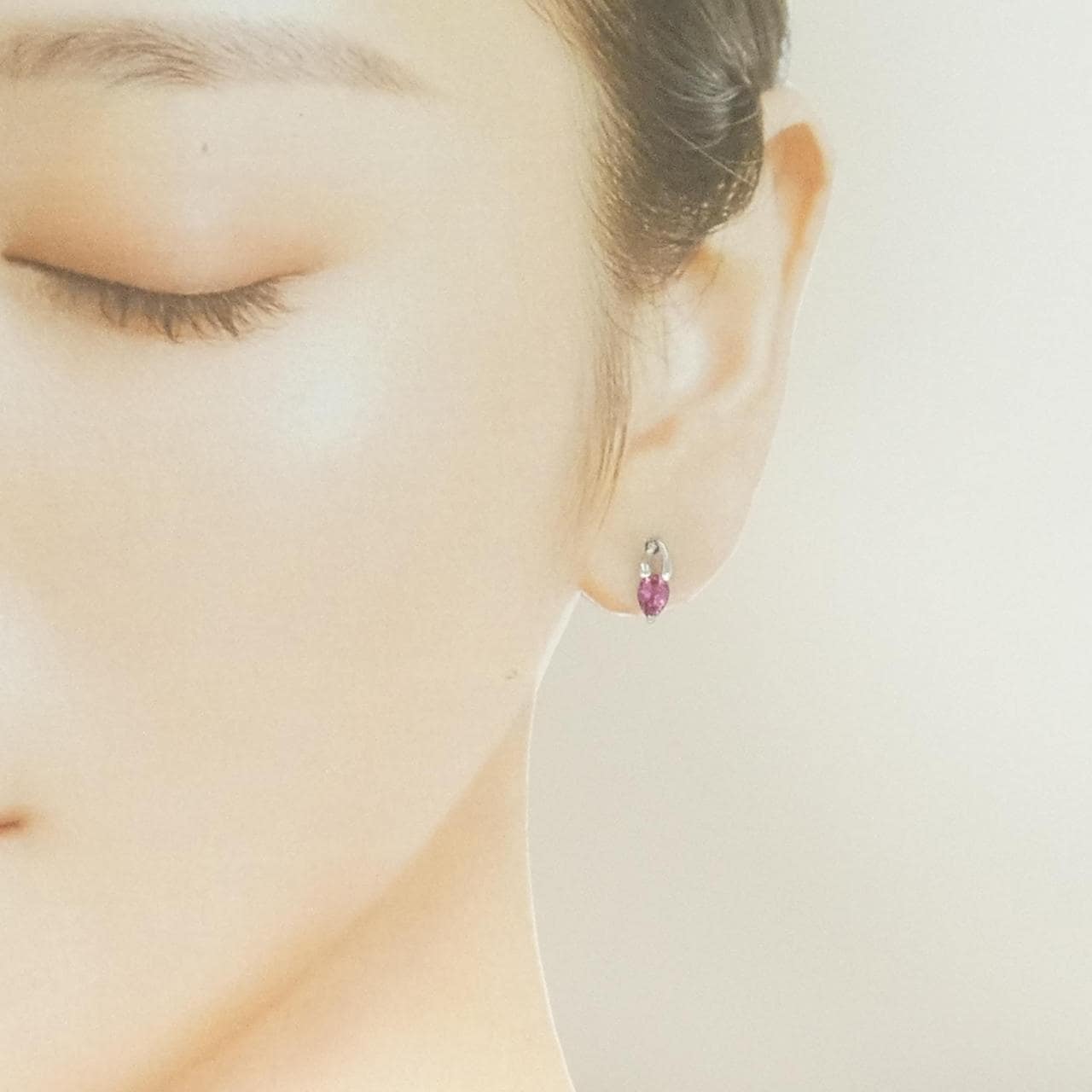 PT900 トルマリン ピアス