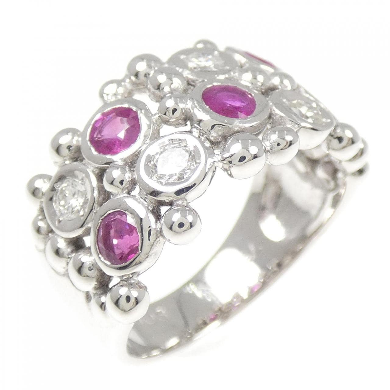 750WG ルビー リング 1.03CT