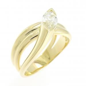 K18YG ダイヤモンド リング 0.652CT