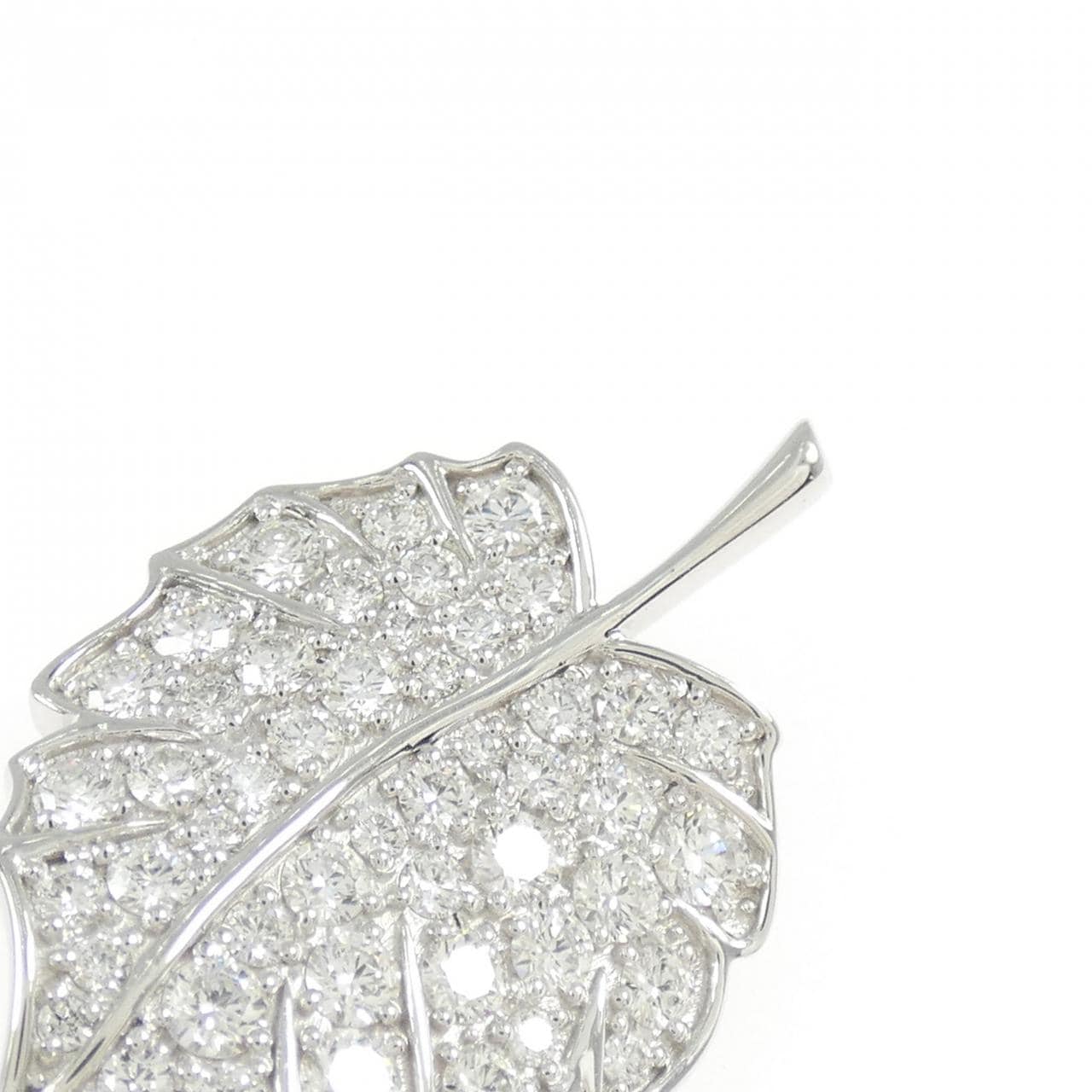 MIKIMOTO Diamond Brooch 0.83CT