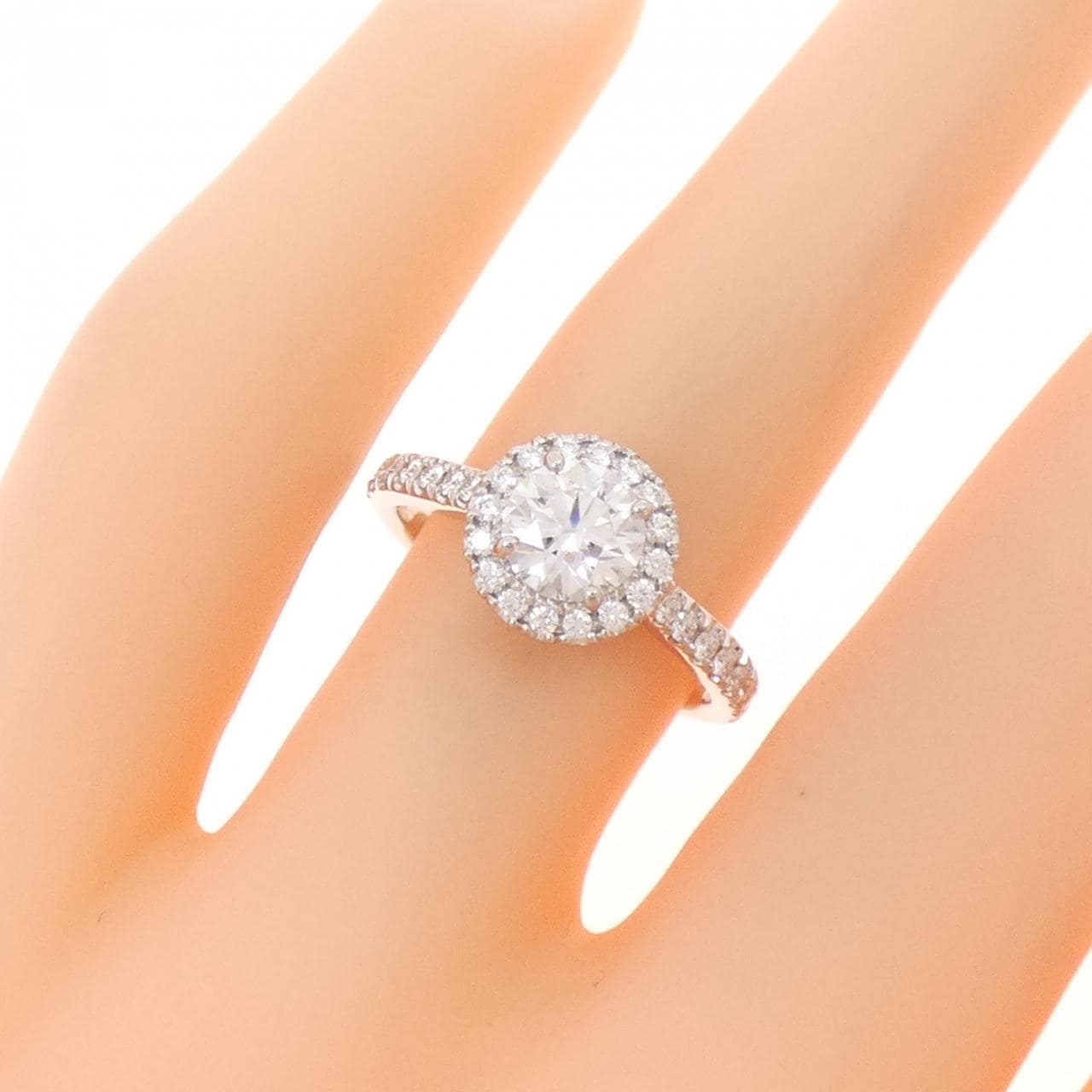 ラザール ダイヤモンド リング 0.65CT D IF