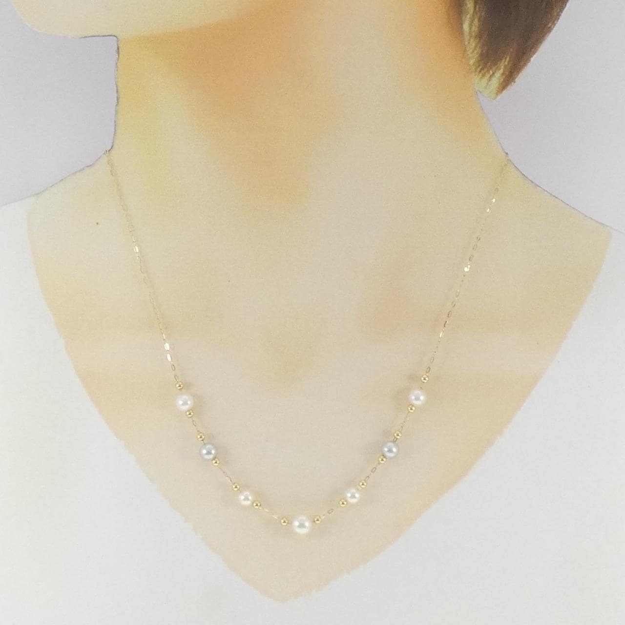 K18YG アコヤパール ネックレス