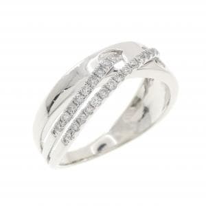 K18WG ダイヤモンド リング 0.20CT