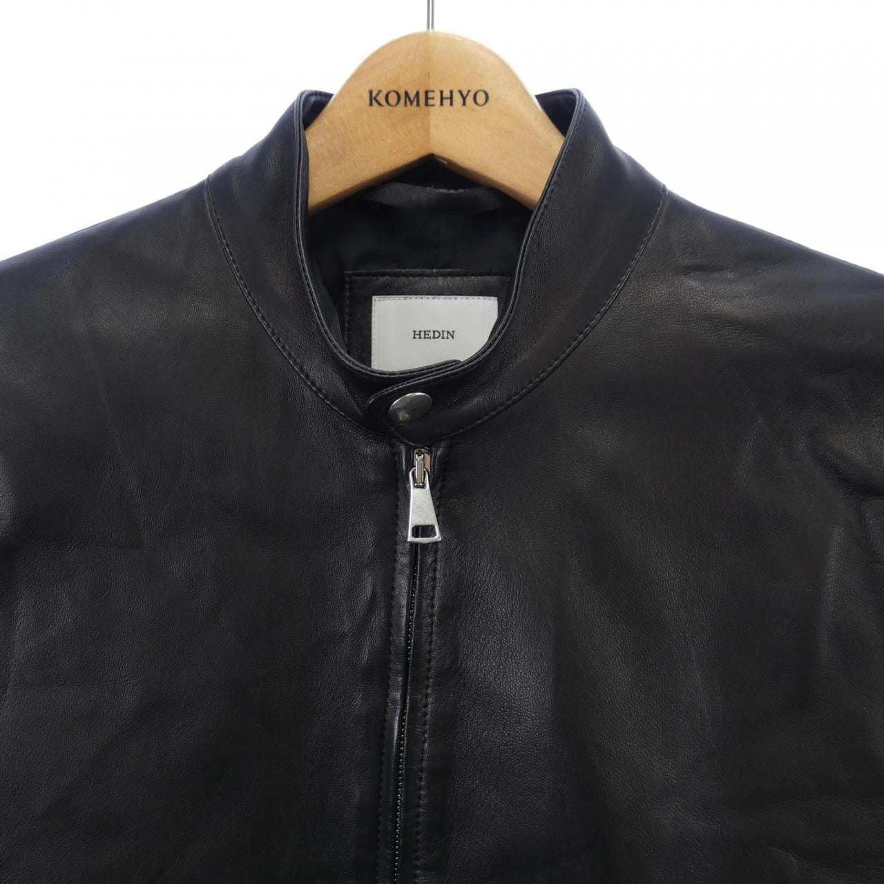 HEDIN レザーライダースジャケット