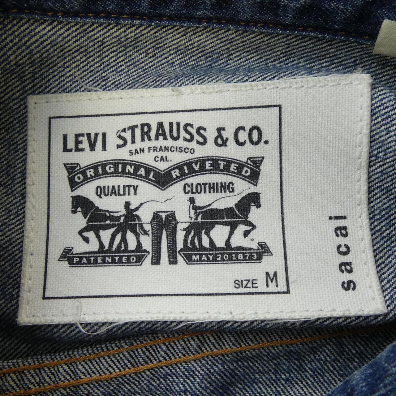 サカイ SACAI PC9-55979-0001 デニムジャケット