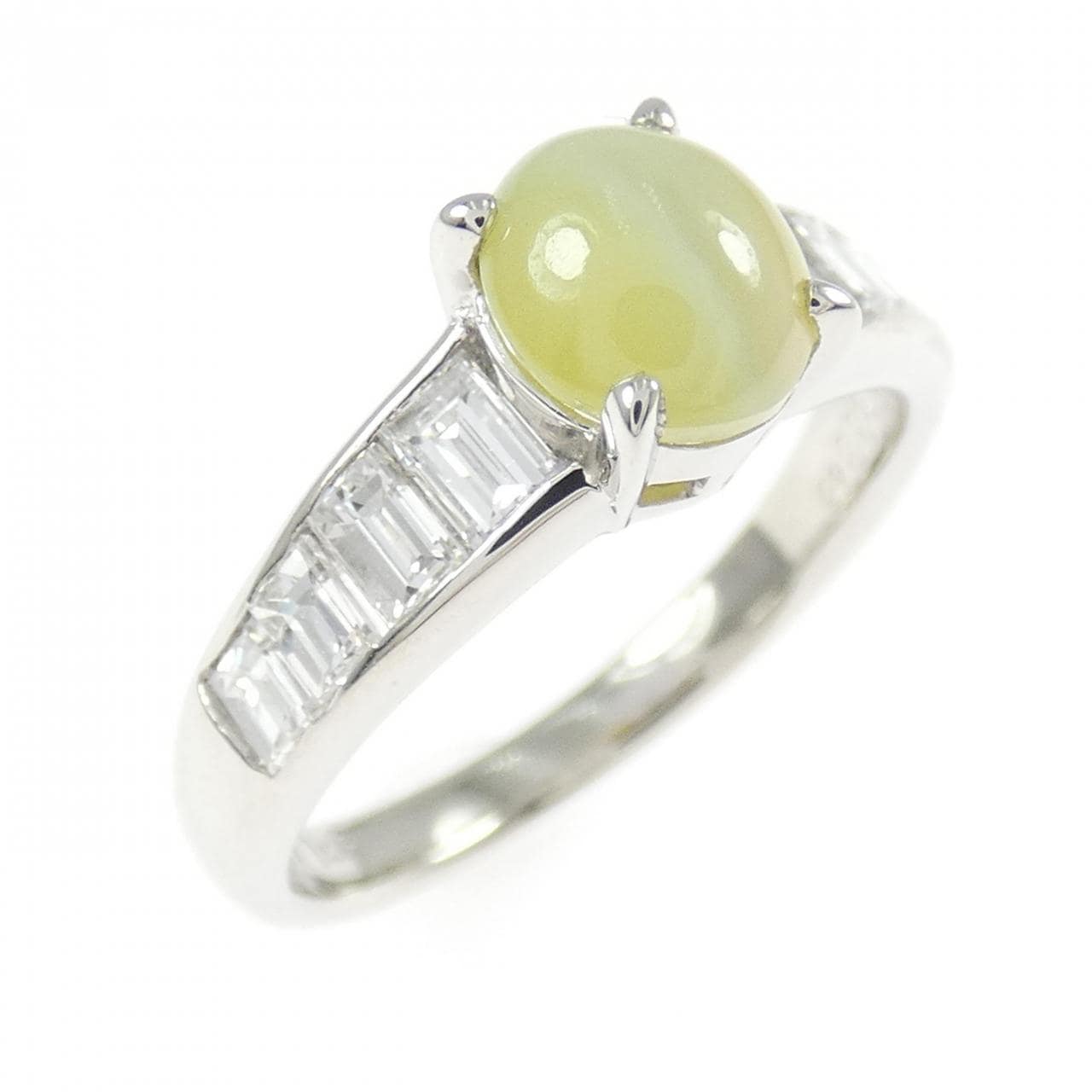 PT900 クリソベリルキャッツ リング 1.571CT