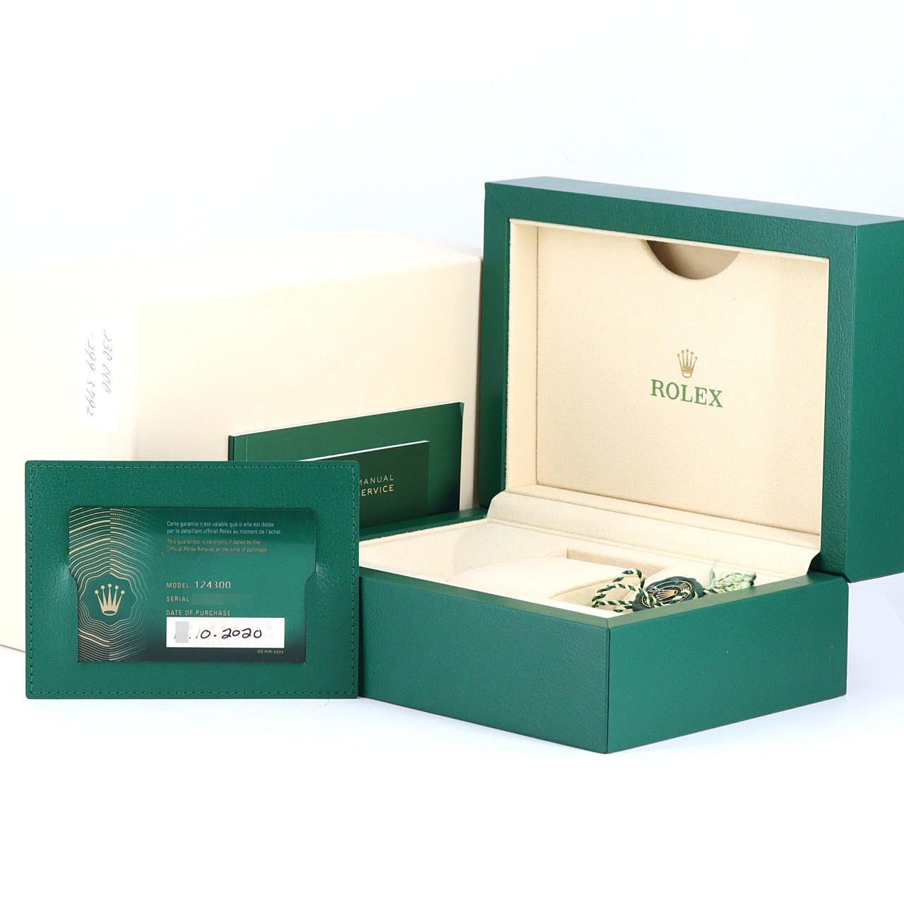 ロレックス オイスターパーペチュアル 124300 SS 自動巻 ランダム番