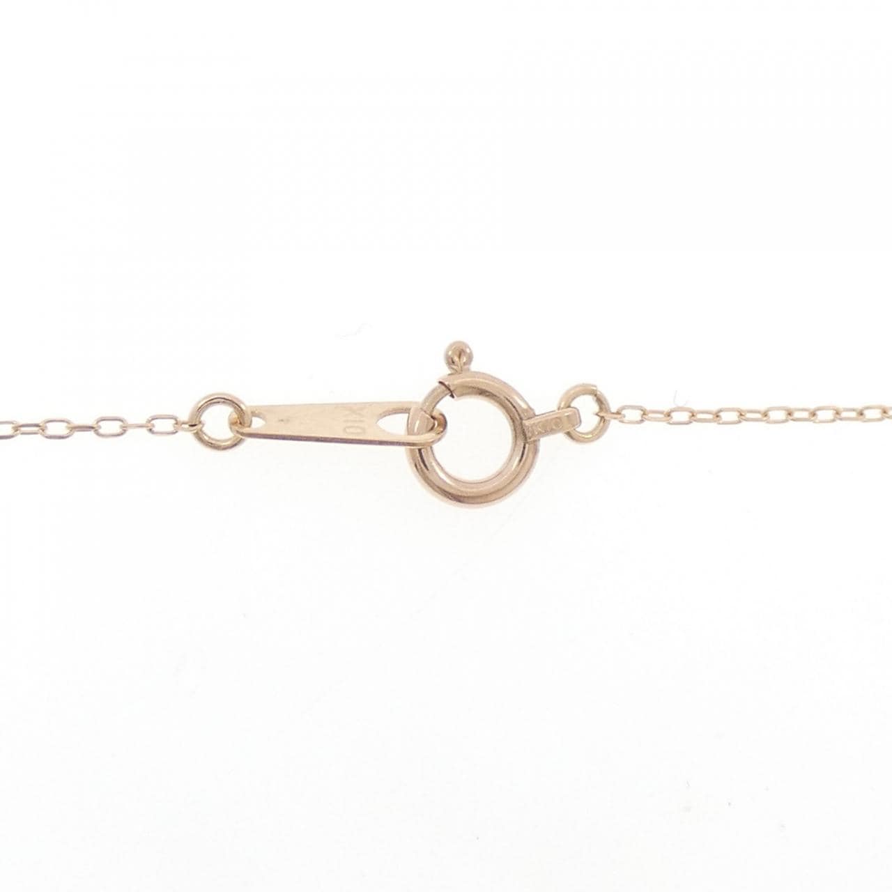 K10PG ハート ダイヤモンド ネックレス 0.05CT