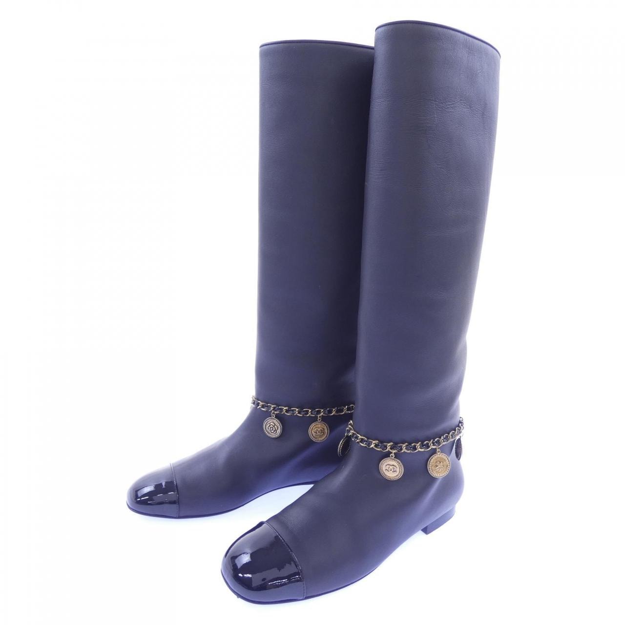 シャネル CHANEL ハイブーツ HIGH BOOTS G32930X51320 ロングブーツ
