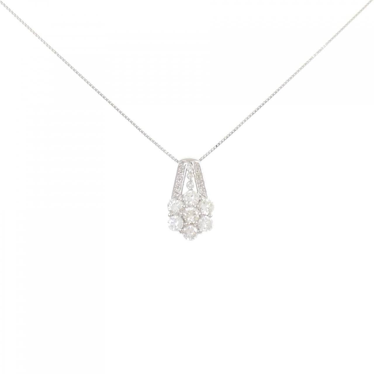 PT900/PT850 ダイヤモンド ネックレス 1.00CT