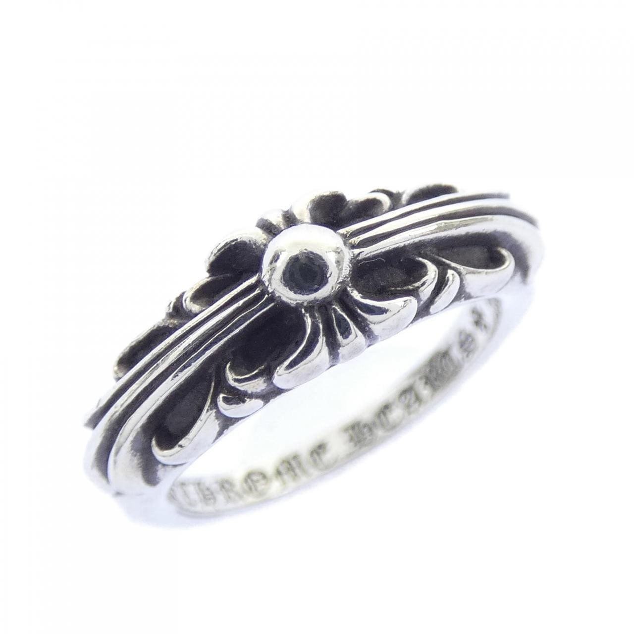 クロムハーツ CHROME HEARTS BABY CLSC FLORAL CRS ベイビークラシックフローラルクロス 207146023SLVXXX001 RING