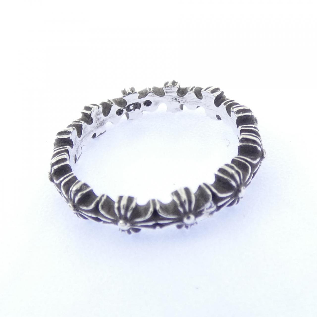 クロムハーツ CHROME HEARTS TINY E CH PLS BAND 207192003SLV RING