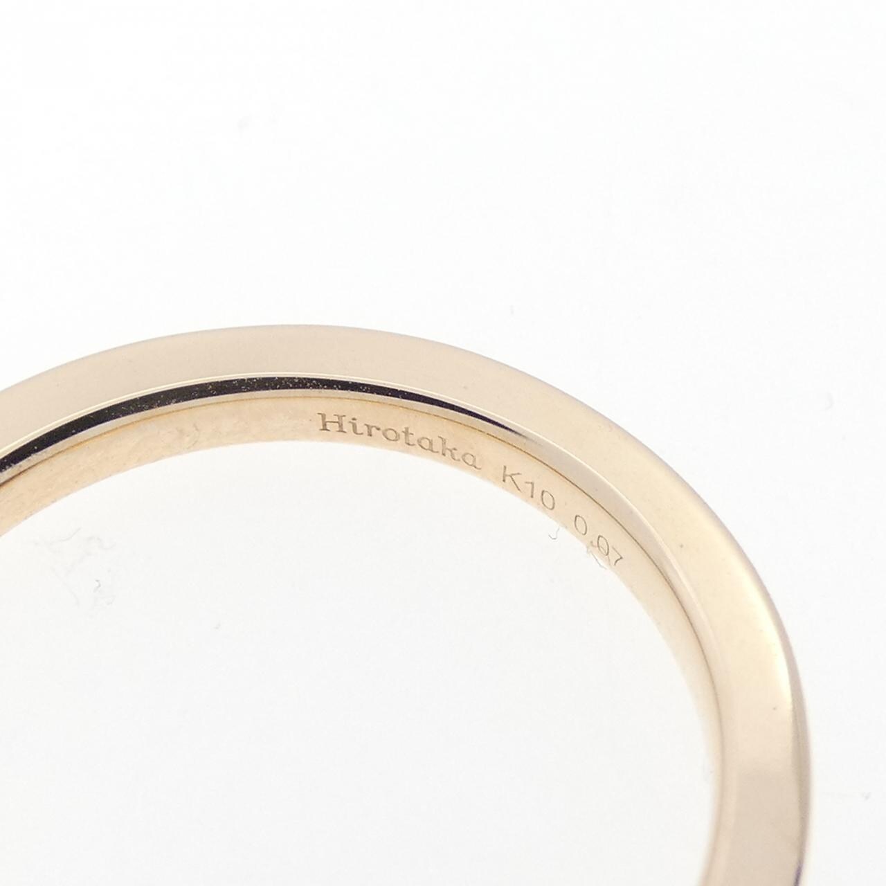 ヒロタカ ダイヤモンド リング 0.07CT