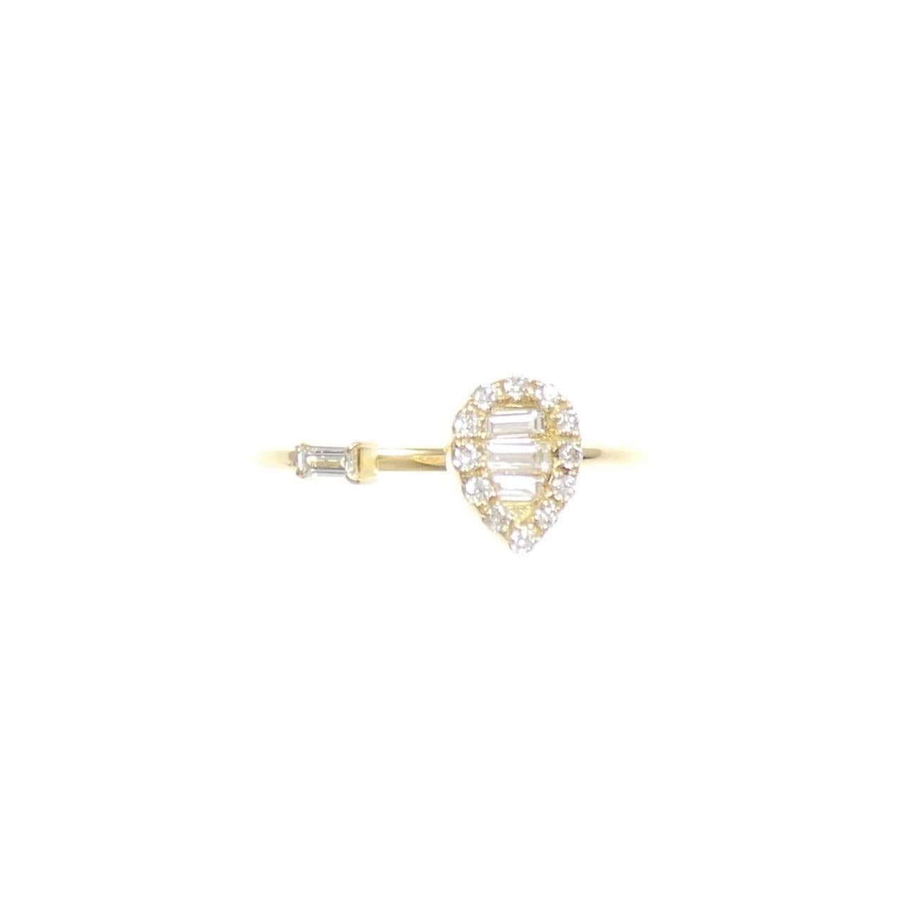 K18YG ダイヤモンド リング 0.20CT