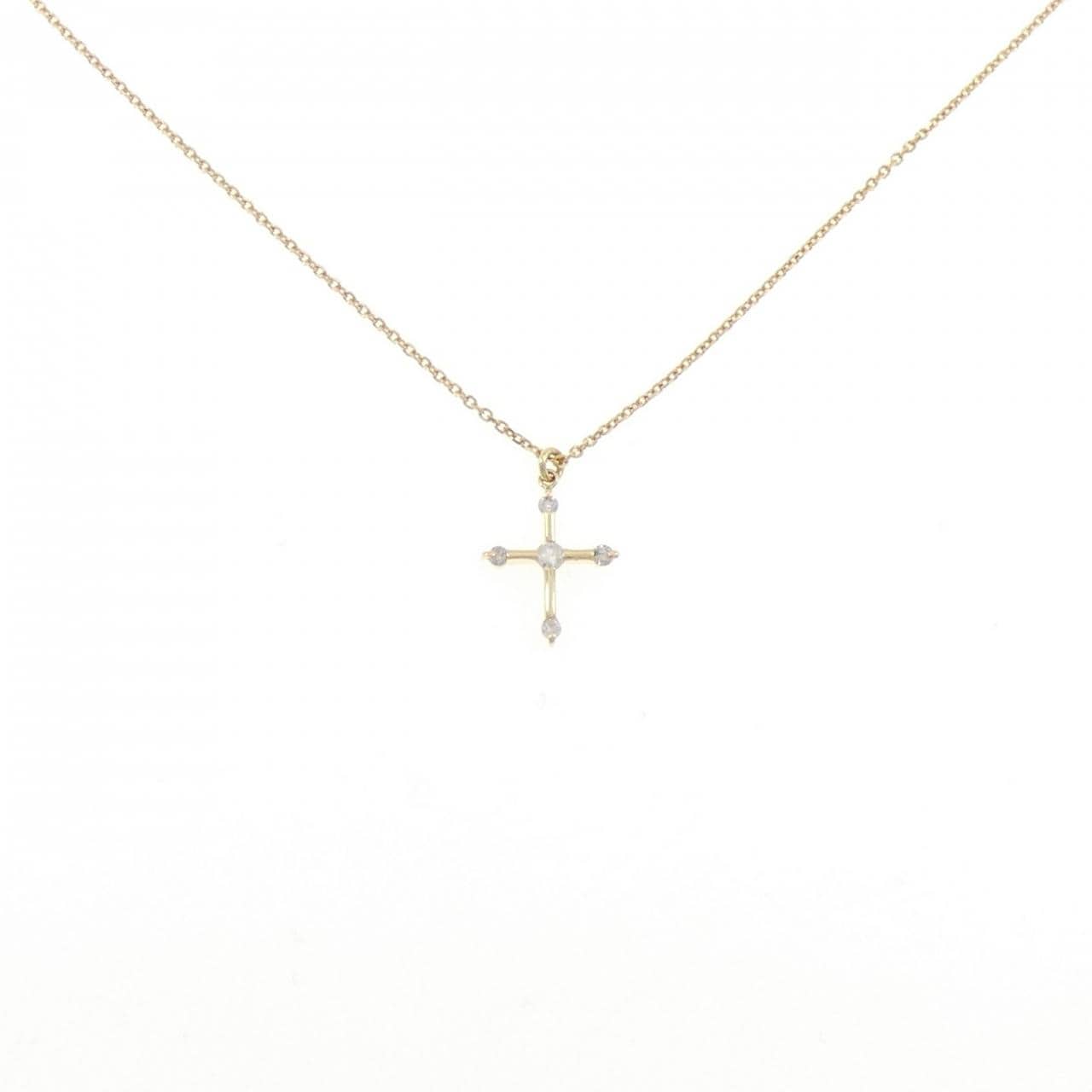 アーカー クロス ダイヤモンド ネックレス