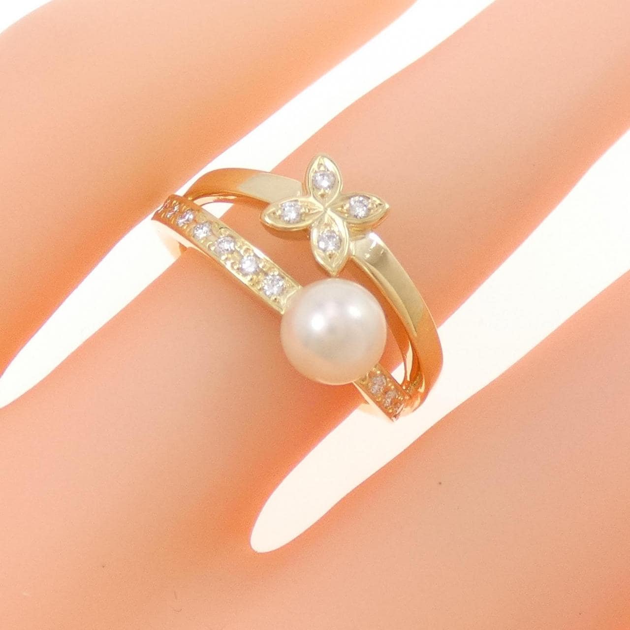 MIKIMOTO Akoya pearl ring 5.4mm