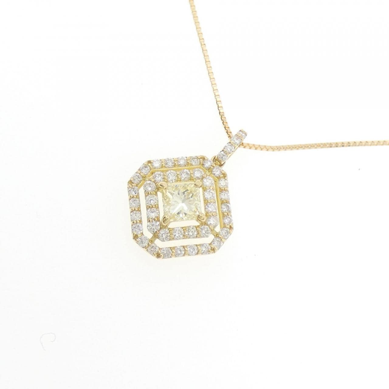 【新品】K18YG ダイヤモンド ネックレス 0.30CT