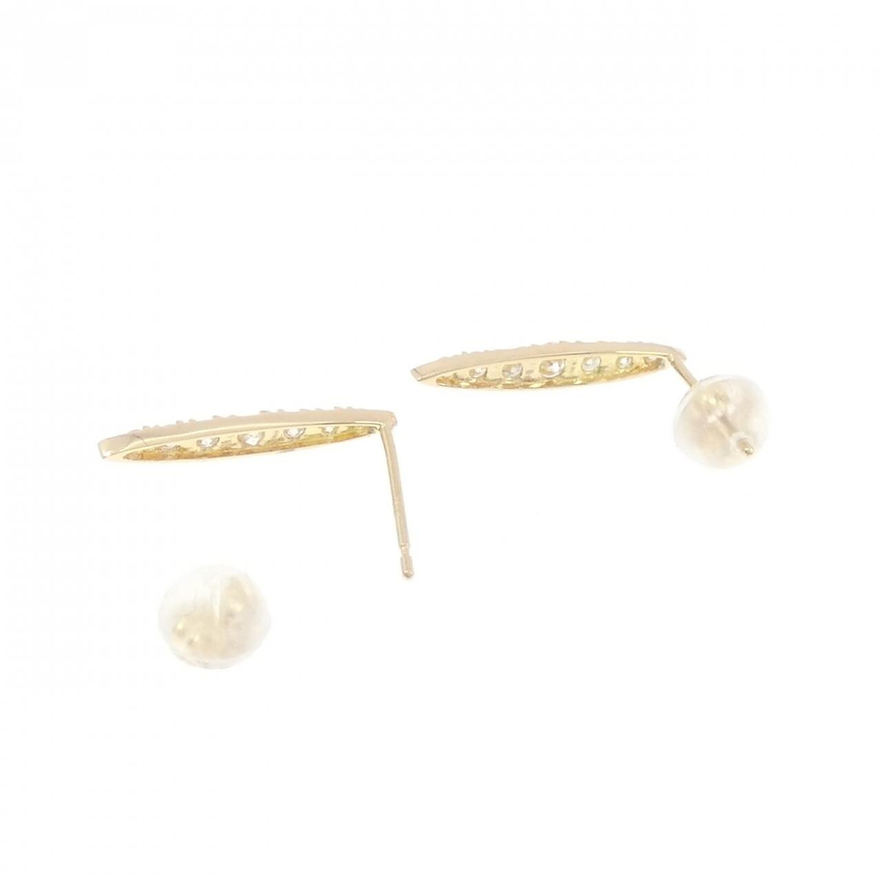 【リメイク】K18YG ダイヤモンド ピアス 0.30CT
