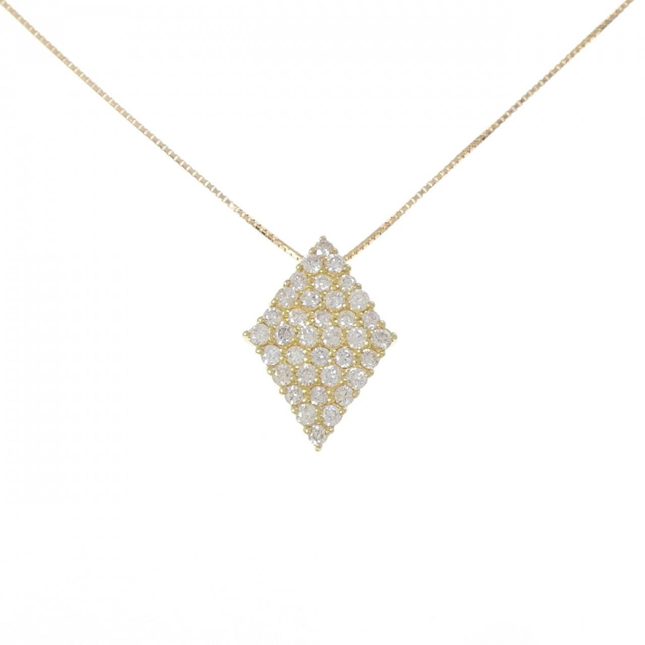 K18YG ダイヤモンド ネックレス 1.00CT