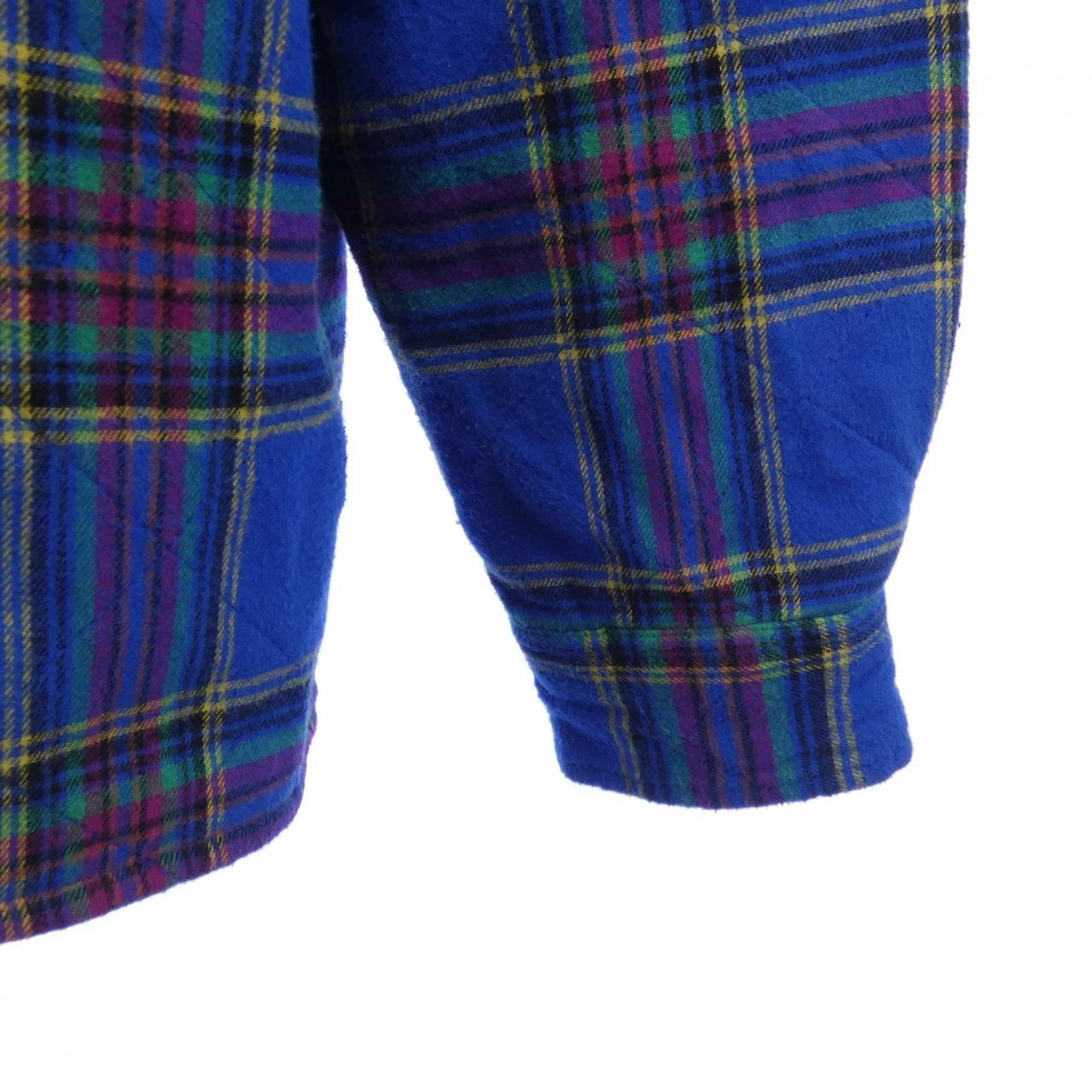 シュプリーム SUPREME QUILTED PLAID FLANNE ジャケット