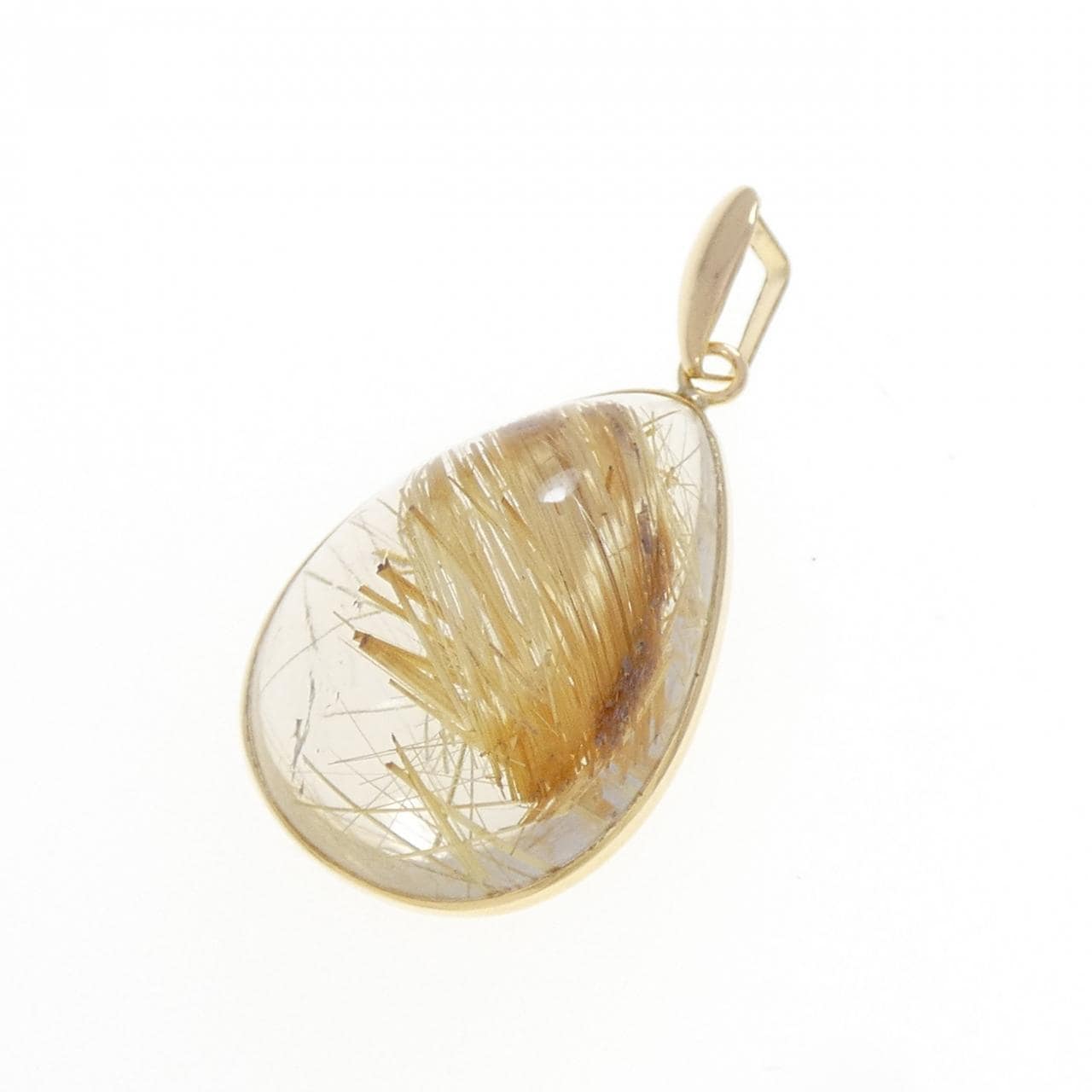 K18YG ルチルクオーツ ペンダント