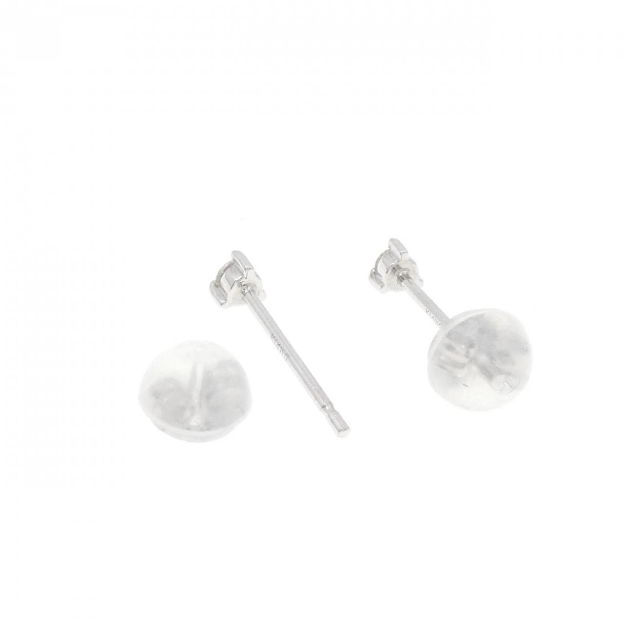 K14WG ダイヤモンド ピアス 0.06CT