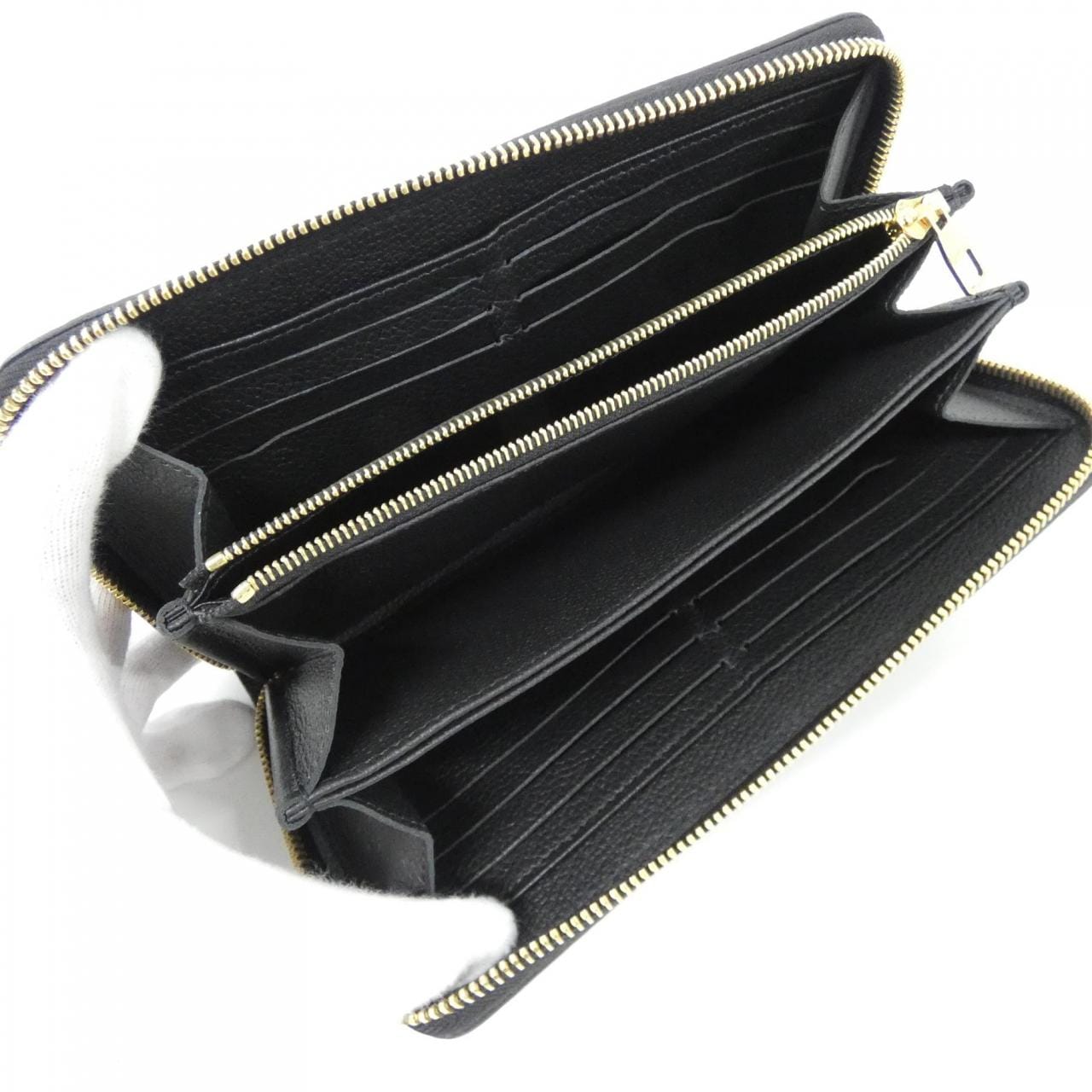 ルイヴィトン バイカラー モノグラム アンプラント ジッピー ウォレット M80481 財布