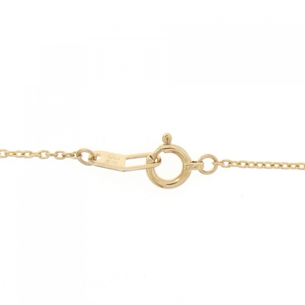 スタージュエリー イニシャル ダイヤモンド ネックレス 0.04CT