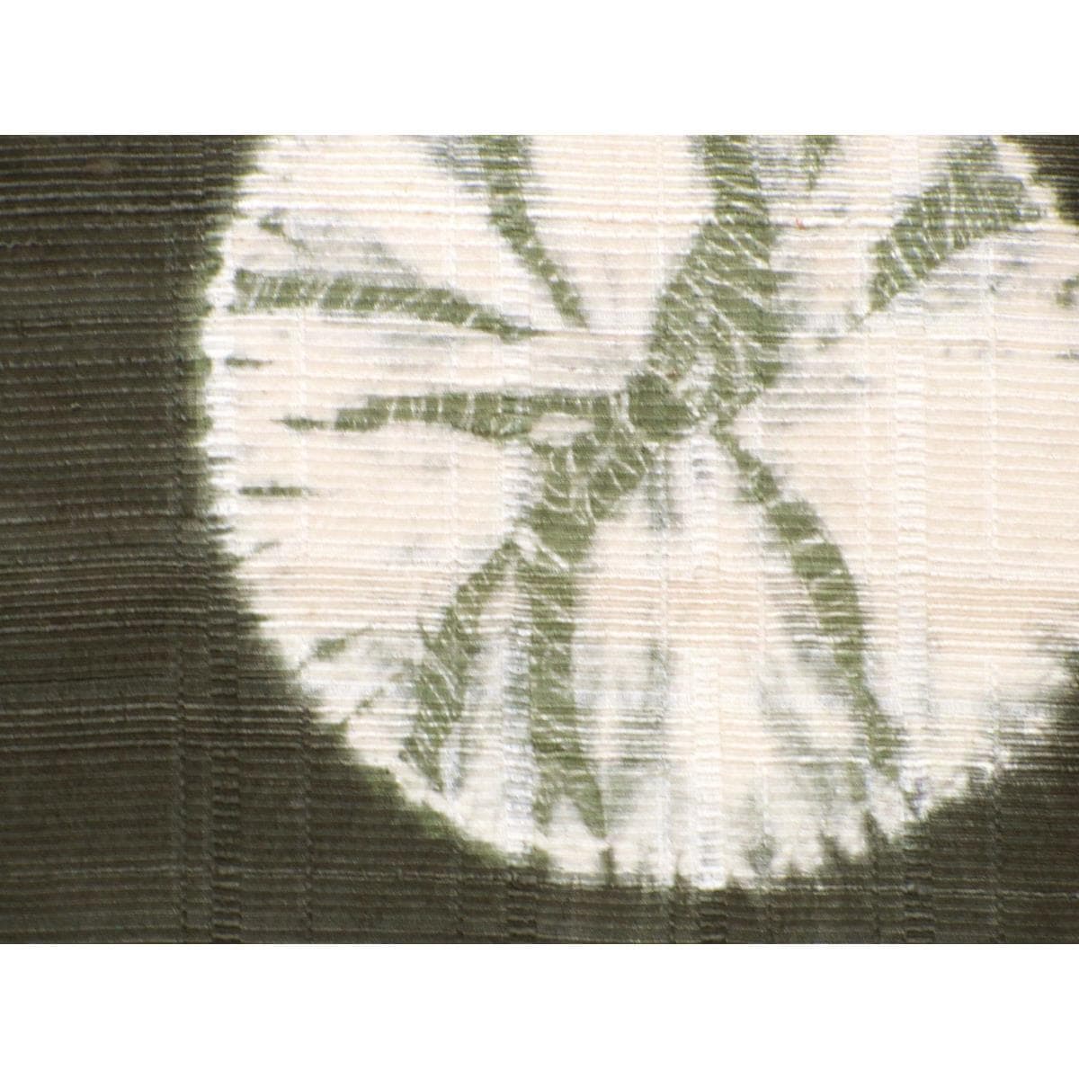 名古屋帯　染紬　絞り加工