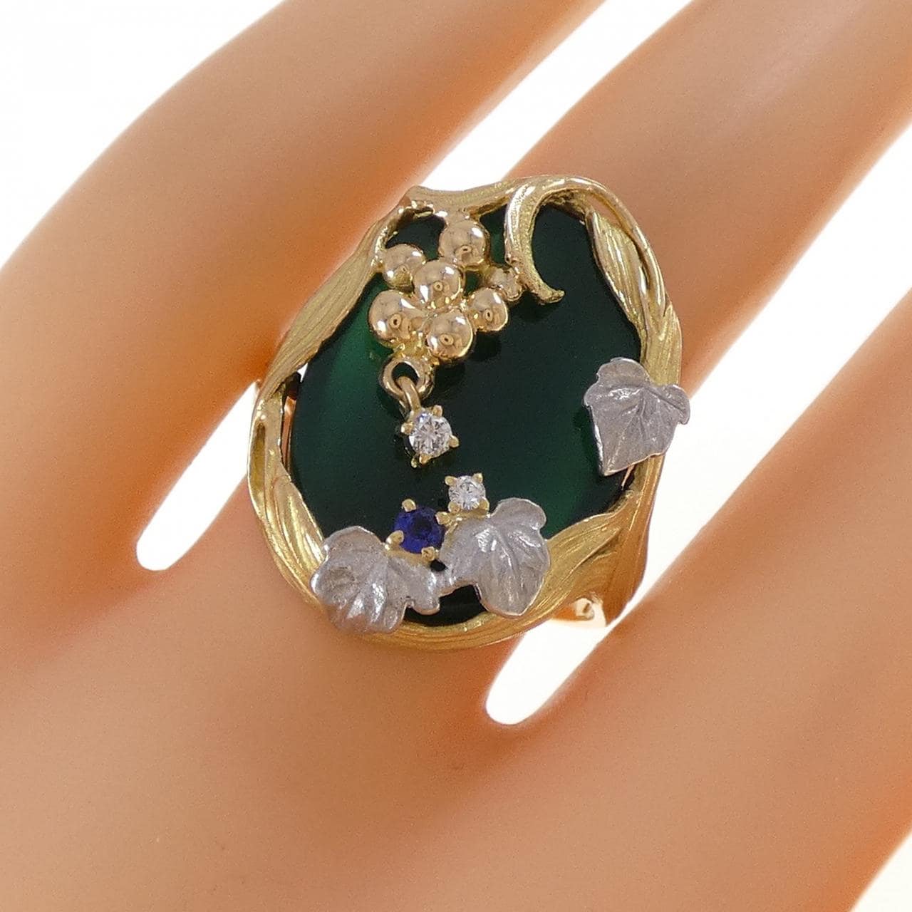 アズ タイム カルセドニー リング