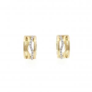 585YG/585WG ダイヤモンド ピアス 0.14CT